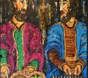 Organistrum - óleo sobre lenzo/espátula 100x120 cm